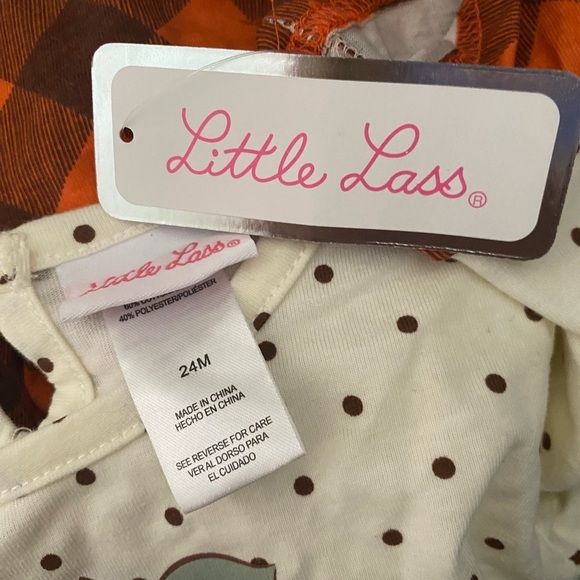 NWT Little Lass Pumpkin Dress - Picture 7 of 7